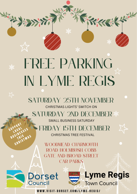 Free Parking in Lyme Regis 